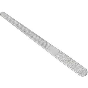 ACOGEDO Roestvrij Staal Double Side Nail File | Gepolijste Metalen Nail Art Tool voor Home & Salon | Wasbaar en Draagbaar voor Reizen
