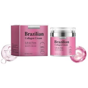 Booty Cream, Liftende En Hydraterende Heupcrème, Hydraterende Massagecrème For Verstevigende En Verhelderende Heupen