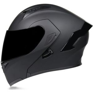 Motorhelm Volledig Gezicht Motorhelm Motorfiets Modulair Opklapbaar for Geïntegreerd Dubbel Vizier Motorhelm for Volwassenen Mannen Vrouwen Bromfiets Straatracen DOT Goedgekeurd(2,XXL)