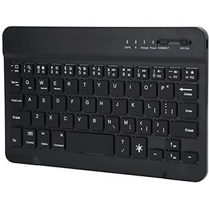 Bluetooth-toetsenbord - Draadloos Gamingtoetsenbord - Ultraslank Toetsenbord met Regenboog LED-Achtergrondverlichting - Ideaal voor IOS/Android Smartphones, Desktop, Computer, PC Gamers