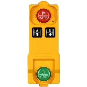 Industriële draadloze afstandsbediening 2/4 knoppen Hoist Crane Control Waterdichte kraan Industriële radiocontroller Lange afstand,Superstabiel Signaal(2 Buttons)