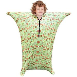 Sensorische sok, sensorische rekbare sokken, volledige lichaamswikkel, rekbare bodysokken, compressiesheet, kalmerende therapie for autistische angst for kinderen/volwassenen.(Light Green,M/Medium)