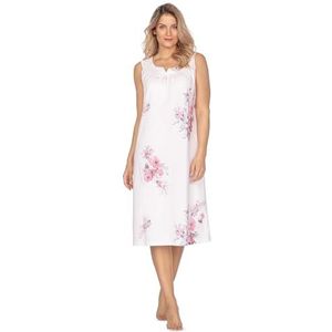e.FEMME® Damesnachthemd Jana 504 van 100% katoen, Rozen/Roze, 44