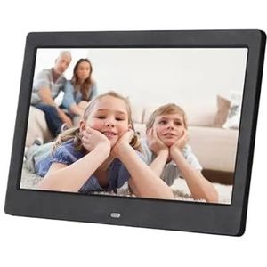 Digitale Fotolijst 10,1 Inch 1024x600 TN-scherm Foto's Video's Speler Cadeau For Grootouders Eenvoudig Delen Momenten(Black)