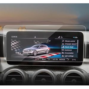 GPS schermbeschermer folie Voor Benz C Klasse 2023 Auto Sticker Screen Protector Gehard Glas Beschermende Film Navigatie Automotive Auto Accessoire 10.25inch (Size : HD)