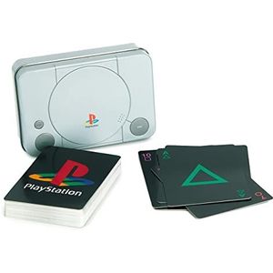 Paladone PP4137PS PlayStation speelkaarten en console Tin - standaard deck voor gamers