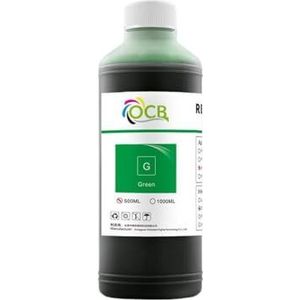 500 ml kleurstofinkt compatibel met verschillende modellen, waaronder 100 500 510 800 5500 T610 T770 T790 T1100 T1120 T1200 T1300 T2300 Z2100 Z3100 Z32000 Z520 0 Z6100 Printers(Groen)