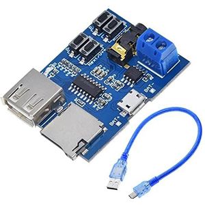 Youmile Tf-kaart U Disk MP3 Formaat Decoder Board 5V Versterker Audio Decodering Speler Module met Micro Usb-kabel