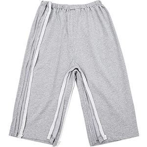 Urinary Incontinence Care Shorts Patient Zipper Care Trousers For Adults Incontinence Patients(M)