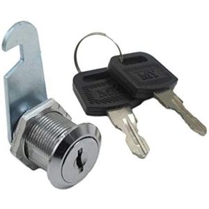 Nocvergrendeling Kast Lade Cam Lock, Brievenbus Slot, 16/20/25/30mm 2 Sleutels Veilig Cam Lock Kantoordeur Kast Locker Brievenbus Lade Kast Kledingkast Veiligheidsslot (Color : 25mm)