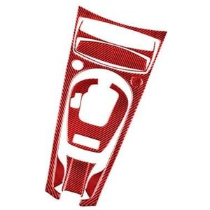 Interieur lijstwerk Rode Carbon Look Automatische Versnellingspook Cover Trim Stickers Voor Z4 2003-2008