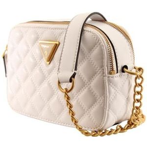 Guess QA874814 Giully Crossbody Camera Tas voor Vrouwen, WHI, WHI, Westers