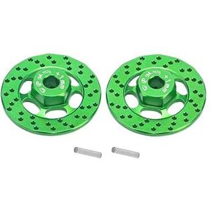 Aluminium 7075 +1mm Hex With Brake Disk For Traxxas 1:10 FORD GT 4-TEC 2.0 83056-4/4-TEC 3.0 CORVETTE STINGARY 93054-4 Upgrade Parts - Green