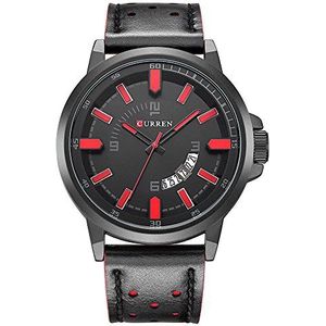 Curren Mannen Horloges Luxe Militaire Horloges Mode Casual Auto Datum Quartzwatch Zwart