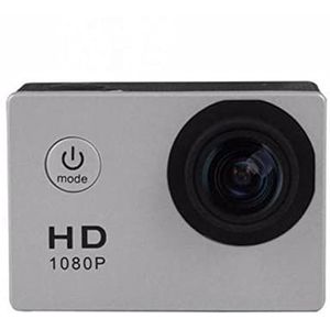 Waterdichte camera 108 0P 32GB, Outdoor sport actie camcordercamera 1 2mp Mini DV Videocamera met waterdichte behuizing(Color:Silver gray)