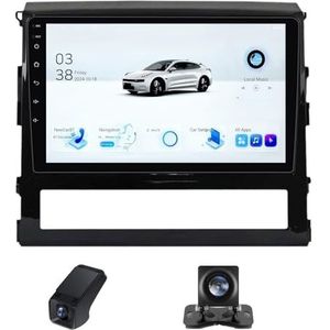 9inch Car Radio Touchscreen geldt voor Toyota Land Cruiser 200 11 2015-2020, Achteruitrijcamera Compatibel met CarPlay/Android Auto/Bluetooth AM FM/RDS Radio GPS-navigatie WIFI(NF-7)
