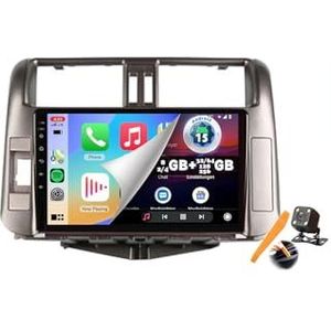 M6 pro2,YLOXFW Auto Stereo Android 15.0 Radio Sat Nav voor Prado 2009-2013 GPS Navi 9'' Cartablet Multimedia Video Player FM BT Ontvanger met Carplay 4G 5G WiFi DSP SWC