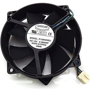 F129025SU 95mm Round Fan 12V 0.38A 4Pin PWM Computer CPU Cooling Fan