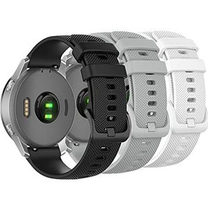 Muovrto Sportarmband Horlogebandje voor Garmin Forerunner 255S/ Venu 2S/Vivoactive 4S, Siliconen Verwisselbaar Bandjes Horlogeband voor Garmin vivomove 3S/Garmin Actives