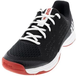 Wilson Rush Pro tennisschoen, zwart rood/wit, 5 UK, Zwart Wilson Rood Wit, 5