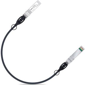 ipolex 10Gb SFP-kabel 0.5M, SFP+ DAC Direct Attach Copper Twinax-kable Compatible met Cisco SFP-H10GB-CU0.5M, Ubiquiti,D-Link, Supermicro, Netgear, Mikrotik voor Switch, Router, NIC, Passive