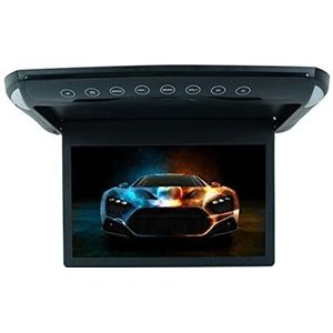 Draagbare dvd-speler voor videospelers op hoofdsteunen in auto's Autodak Mount Monitor Ultradunne 10.1 Inch Plafond Mount Flip Down Overhead Screen MP5 Multimedia Speler IR/SD/USB met HD-roterend sche
