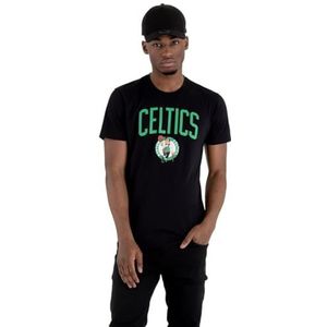 New Era NBA Boscel 60505459 T-shirt met korte mouwen voor heren, zwart