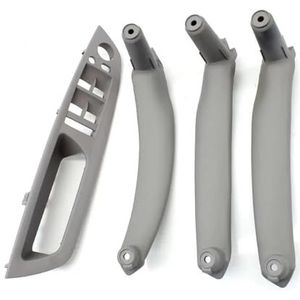 Auto interieurdeurgrepen 4-delige Set Voor BMW X5 X6 E70 E71 2007-2013 LHD RHD Interieur Deurgreepset Vervangende Onderdelen(LHD Set Gray)