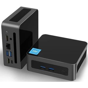 AskHand mini PC Intel Core i5 12450H 4,40 GHz 8C/12T, 16 GB RAM 512 GB SSD, Windows 11 Pro/WiFi 5/ BT5.2/3 x USB3.0/ USB2.0/ HDMI*2/ USB-C, 4K@60Hz 3-Simultan-Bildschirm, Mini computer