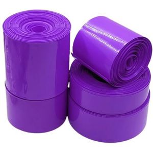 1-20M 18650 Lipo-batterij PVC-krimpkous 30~100mm | Paarse isolatiefolie, lithiumbehuizing, kabelhuls(WIDTH 30MM_15M)