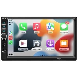 Acodo 2din stereo 7 inch bekabelde CarPlay radio touchscreen auto multimedia(Carplay)