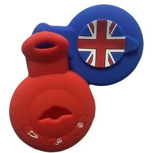 YCSYHQM Voor MINI Cooper Clubman Countryman Voor Smart Afstandsbediening Autosleutel Cover Voor MINI Cooper R56 Afstandsbediening Keyless Entry Auto Sleutel Case-Rood