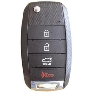 Autosleutelhoesje Voor Kia Voor K2 Voor K3 Voor K5 Voor Carens Voor Cerato Voor Forte 3 Knoppen Flip Vouwsleutel Shell Auto Fob Cover Behuizing Afstandsbediening Sleutel Shell Case Autosleutelhoesje(2