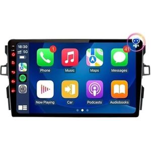 Compatibel met Toyota Auris E150 2006-2012 Carplay Android Autoradio Multimedia(T3L-MIC)
