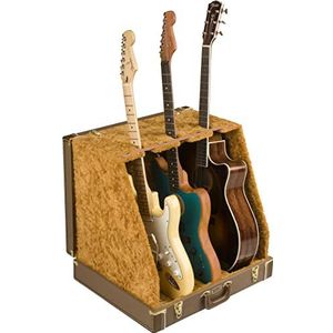 Fender Classic Series 3 Guitar Case Stand Brown - Gitaarstandaard