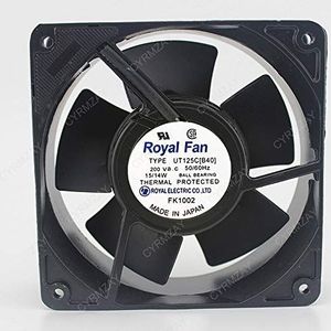 CYRMZAY Ventilator Koelventilator voor Royal UT125C [B40] 200V 15 / 14W all-metal Ventilator 120 * 120 * 38mm