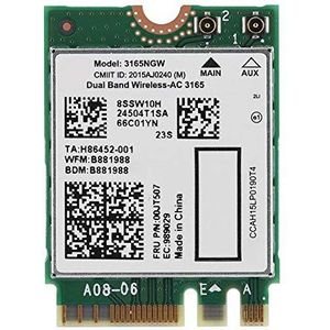 Draadloze Netwerkkaart - Dualband Wireless-AC 3165NGW NGFF / M2 - Bluetooth 4.2 - 802.11AC-kaart