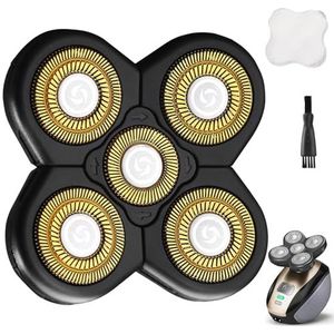 Universele 5 mesjes scheerapparaat vervangende hoofden compatibel met FreedomGold scheerapparaat en sommige merken, vervanging voor hoofdscheerapparaten 5D elektrisch scheerapparaat vervangende