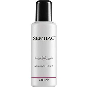 Semilac Acrylgel Liquid 125ml Modellierflüssigkeit für Double Flex Acrylgel