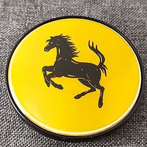 4-Delige Naafdoppen, Voor Ferrari 55MM.60MM,63MM,65MM,68MM Auto-Logo Middenwielnaafdoppen, Waterdichte Slijtvaste Autowieldecoratie Roestwerende Accessoires,65MM