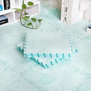 Zeyeo 36 Stuks 0,4 Inch Dikke Pluche Schuim In Elkaar Grijpende Vierkante Puzzeltapijt - Snijdbare, Antislipmatten Voor Thuis- En Commercieel Gebruik(#1)