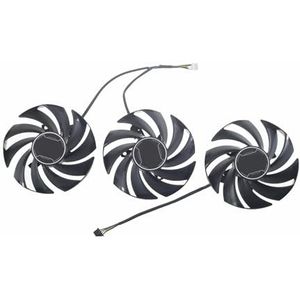 87MM PLD09210B12HH DC12V 0.40A 4-pins grafische kaartventilator voor MSI voor GeForce voor RTX 4070 Ti 4060 VENTUS 3X-ventilator(3PCS SET)