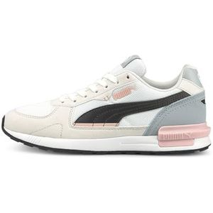 PUMA Dames Graviton Sneaker, Wit Zwart-Nimbus Cloud-Glacial Blue-Lotus, 8 UK, Puma Wit PUMA Zwart Nimbus Wolk Glacial Blue Lotus, 42 EU