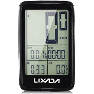 HUIOP USB Oplaadbare draadloze fietscomputer Fiets Snelheidsmeter Kilometerteller,fietscomputer