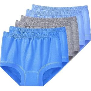 Herenondergoed Slips Comfortabel Eenvoudig Volledige taille Geen gulp bedekte tailleband Grote maten katoenen slips Klassiekers 4-pack/8-pack (Color : 8 Pack - Assorted D, Size : XL)