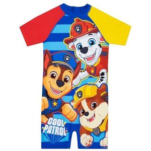 PAW Patrol Jongens Zwempak | Rubble, Marshall En Chase Zwemkleding | Kinderbadpak | Blau 92