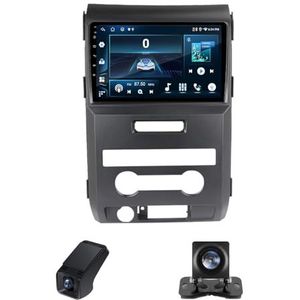 Autoradio 2Din Bluetooth met Carplay en Android Auto,geldt voor Ford F150 P415 Raptor 2008-2014 9 inch met touchscreen stereo auto ondersteunt GPS stuurbediening Achteruitrijcamera(A,NF-5)