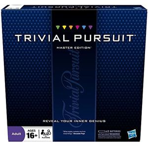 Hasbro 16762 Trivial Pursuit Master Edition Game, Multi (Engelse versie)