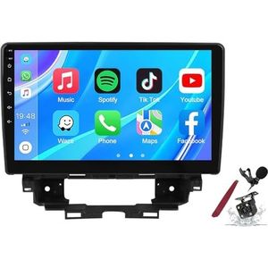 Android 14 Autoradio Stereo voor R-enault kangoo (2019-2025) 9-inch Touchscreen Multimedia Player met Draadloze Carplay 2 Din GPS Sat Navigatie FM RDS Bluetooth 5G-WiFi SWC DSP,M100s