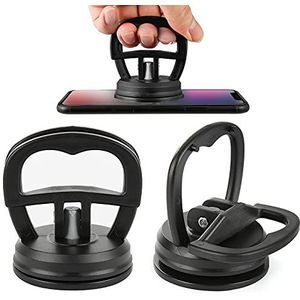 2 stuks mobiele telefoon display zuignap YUTOU Dent zuignap verwijderingsset heavy duty zuignap voor mobiele telefoon tablet display LCD reparatiegereedschap (zwart)